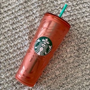 Starbucks orange tumbler